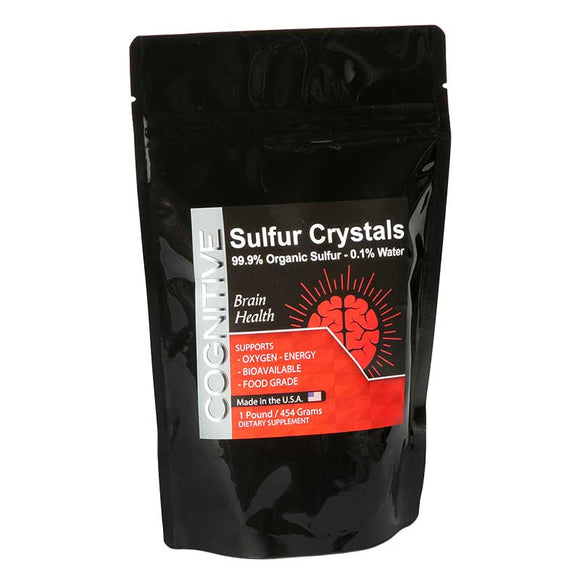 Cognitive Organ Sulfur Crystals - 16oz / 1lb. Bag = 90 Day Supply